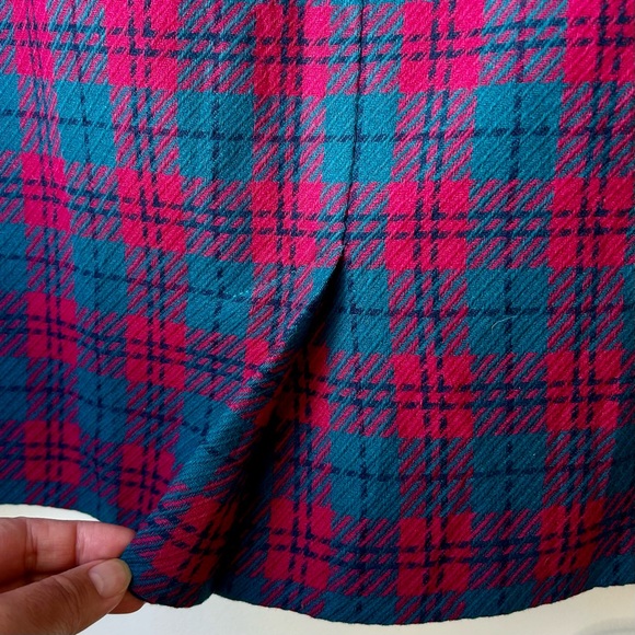 Vtg Pendleton 100% Wool Tartan Skirt - Picture 5 of 9